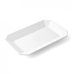 Plat mélamine blanc - 310x200x30 mm (pans coupés)disponible à la Maison Pollet de Toulouse