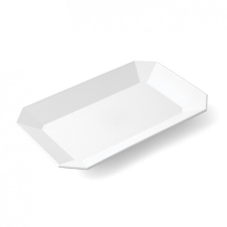 Plat mélamine blanc - 310x200x30 mm (pans coupés)disponible à la Maison Pollet de Toulouse