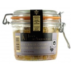 Foie Gras de Canard entier IGP SUD OUEST recette à l'ancienne - 300 g (Jean d'Audignac)disponible à la Maison Pollet de Toulouse