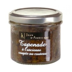 Tapenade à l'ancienne coupée au couteau - 100 g (Jean d'Audignac)disponible à la Maison Pollet de Toulouse