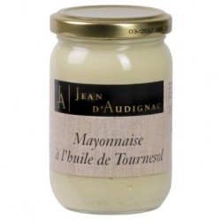 Mayonnaise à l'huile de tournesol - 180 g (Jean d'Audignac)disponible à la Maison Pollet de Toulouse