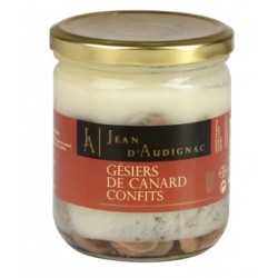 Gésiers confits de Canard - 45 cl (Jean d'Audignac)disponible à la Maison Pollet de Toulouse