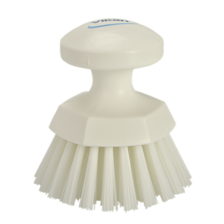 Brosse ronde soleil fibre dure Ø 130x100 mm - Blancdisponible à la Maison Pollet de Toulouse