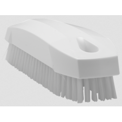 Brosse à ongle fibre dure 130x50x40 mm - Blancdisponible à la Maison Pollet de Toulouse