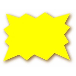 Etiquette : Eclaté Fluo Jaune - 8x10 cmdisponible à la Maison Pollet de Toulouse