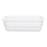 Plat grès Blanc 325x175x100 mm - Gastronorm 1/3 - 2.5 L (Emile Henry)disponible à la Maison Pollet de Toulouse