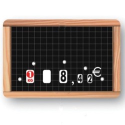 Etiquette : Ecolière neutre - 7x10 cm (avec roulettes)disponible à la Maison Pollet de Toulouse