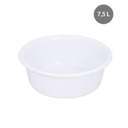 Cuvette 7.5 L PEBD Blanc - Ø 350x125 mm (Gilac)disponible à la Maison Pollet de Toulouse
