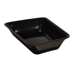 Plat Plexi noir - 265x200x50 mm - Angle arrondi 15°disponible à la Maison Pollet de Toulouse