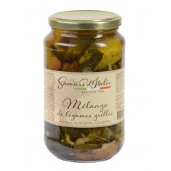 Mélange de légumes du soleil à l'huile - 520 g (Saveurs d'Italie)disponible à la Maison Pollet de Toulouse