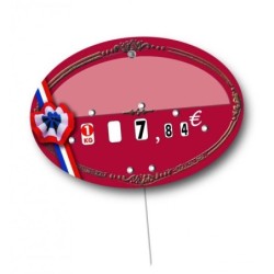 Etiquette : Comice neutre - 10x13 cm (avec roulettes & pique inox)disponible à la Maison Pollet de Toulouse