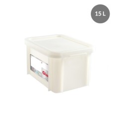 Bac & Couvercle HACCP PEHD Blanc 15 L - 400x300x228 mm (Gilac)disponible à la Maison Pollet de Toulouse