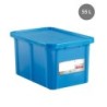 Bac & Couvercle HACCP PEHD Bleu 55 L - 600x400x334 mm (Gilac)disponible à la Maison Pollet de Toulouse
