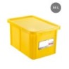 Bac & Couvercle HACCP PEHD Jaune 55 L - 600x400x334 mm (Gilac)disponible à la Maison Pollet de Toulouse